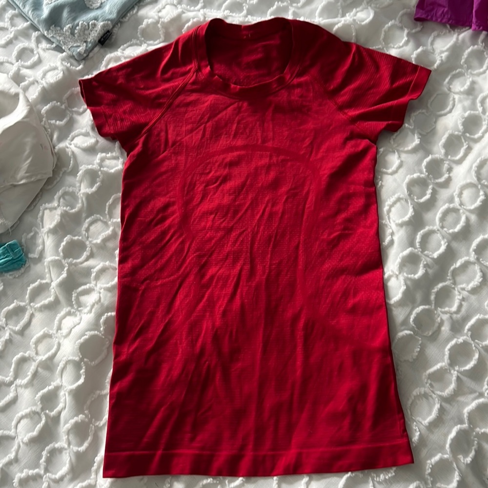 new carnation red swiftly shirt